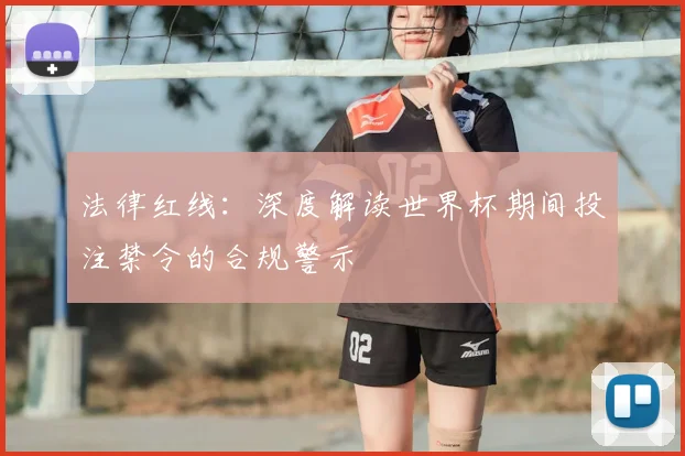 法律红线：深度解读世界杯期间投注禁令的合规警示