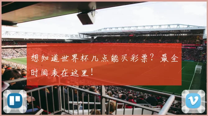 想知道世界杯几点能买彩票？最全时间表在这里！